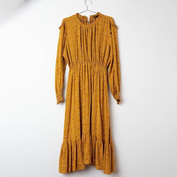 HATCH Yellow Lana Maternity Dress - Size 2 - Picture 2 of 9